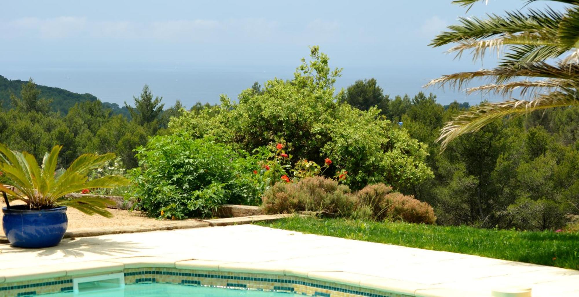 Gite Vue Mer La Cadiere-d'Azur Exteriér fotografie