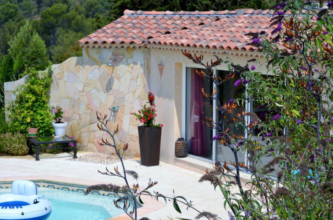 Gite Vue Mer La Cadiere-d'Azur Exteriér fotografie