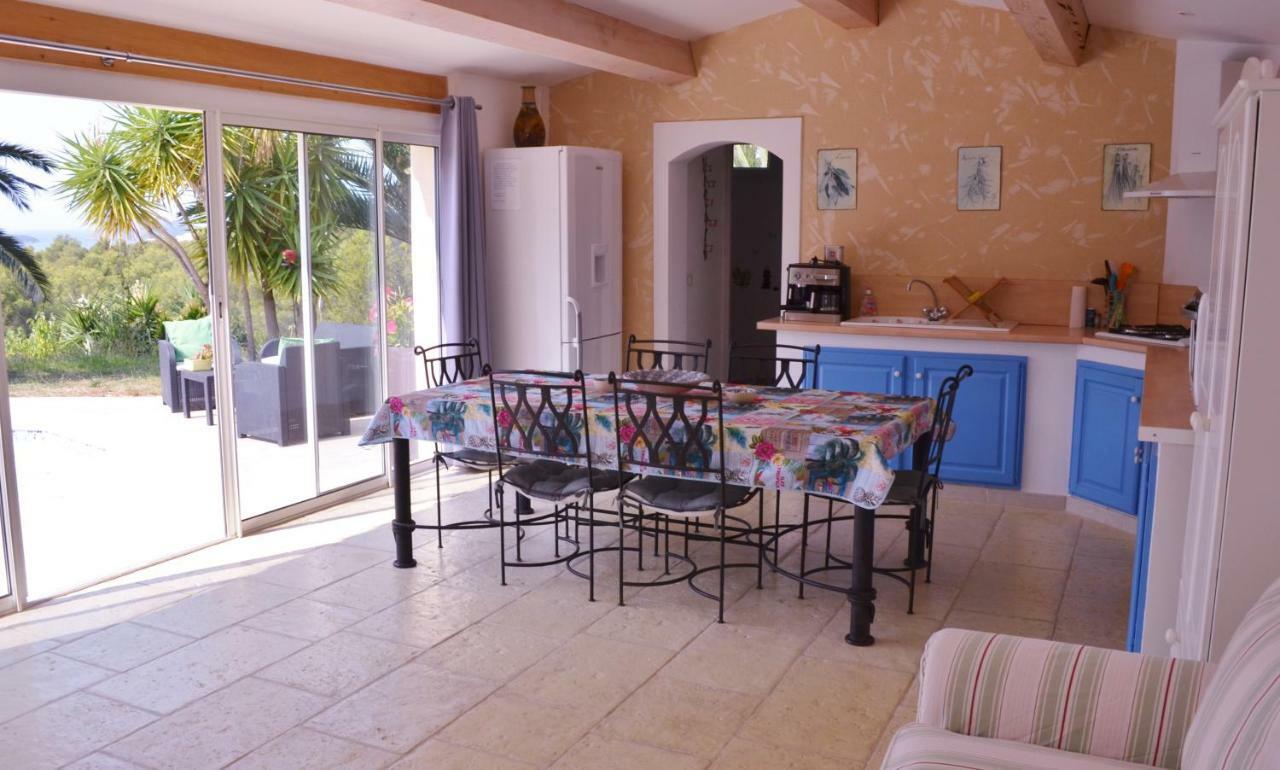 Gite Vue Mer La Cadiere-d'Azur Exteriér fotografie