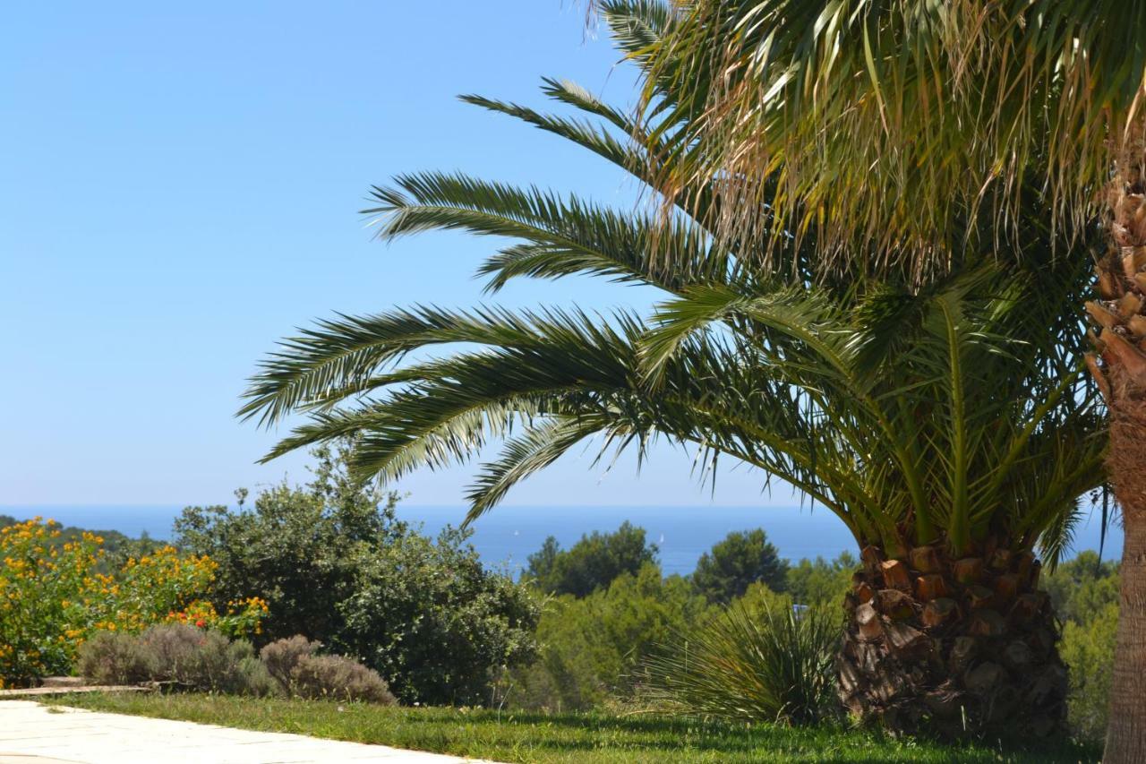 Gite Vue Mer La Cadiere-d'Azur Exteriér fotografie